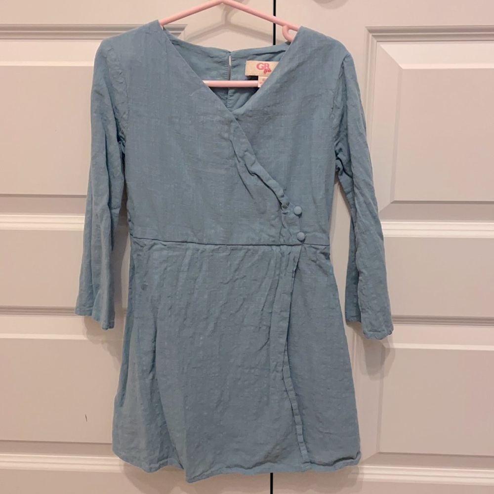 Blue/Grey GB girls dress